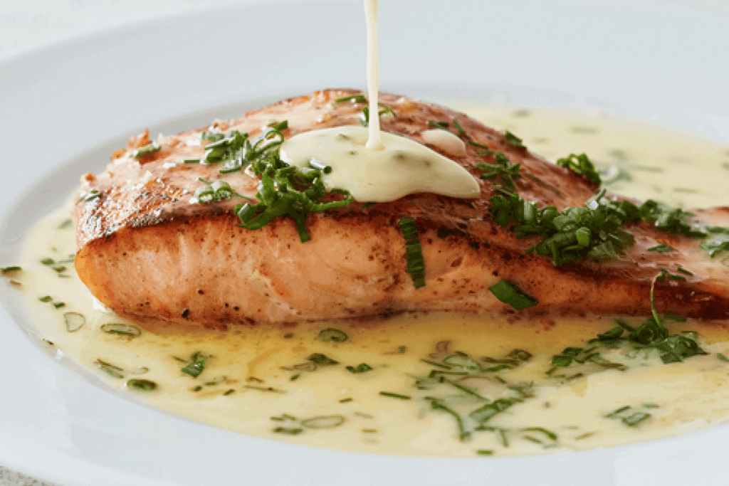 Pan-Seared Salmon with Beurre Blanc