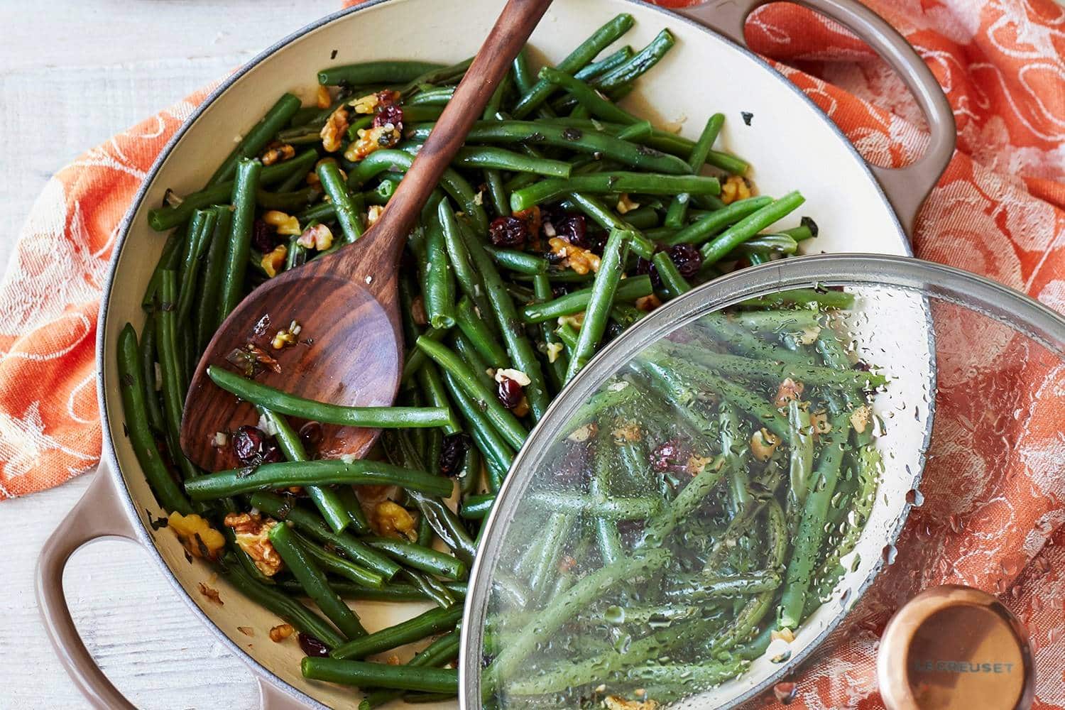 Get the Green Beans with Walnuts and Cranberries recipe!