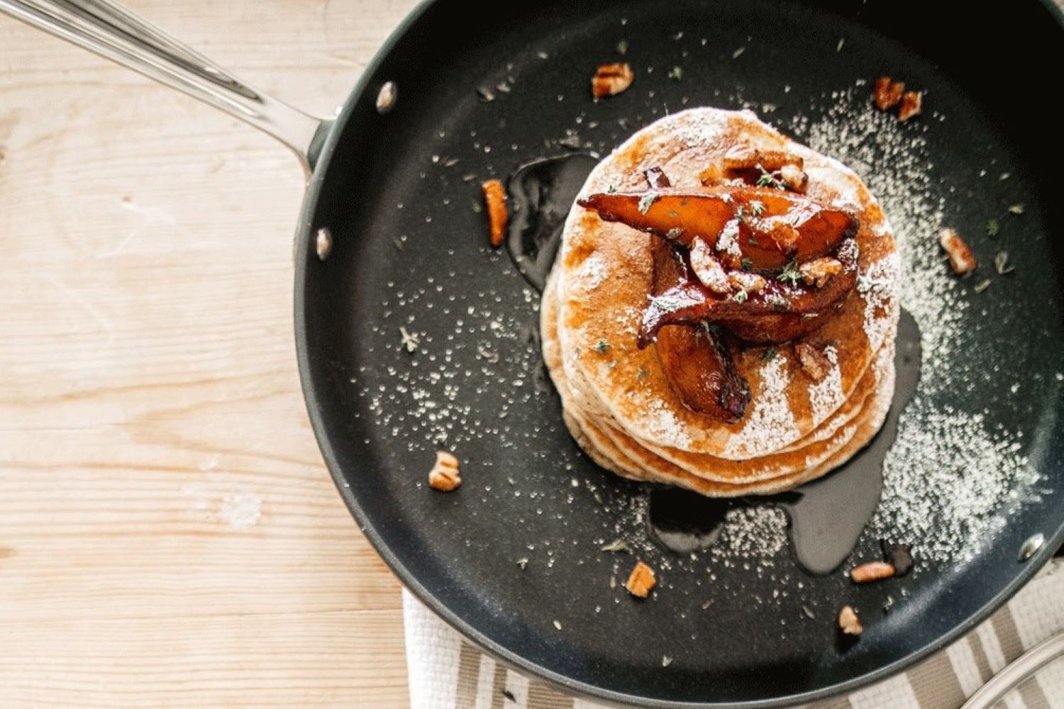 brunch recipes to try, fall pancakes
