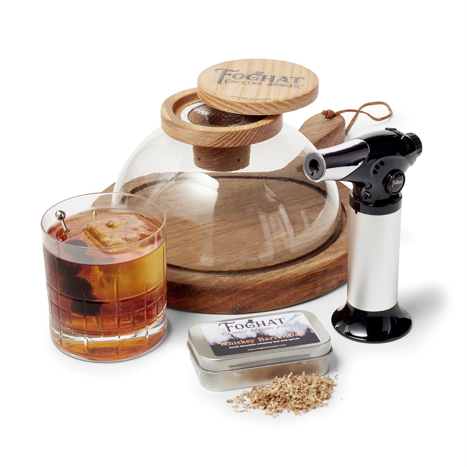 2023 sur la table holiday gift guide, gifts for cocktail lovers, cocktail smoking kit