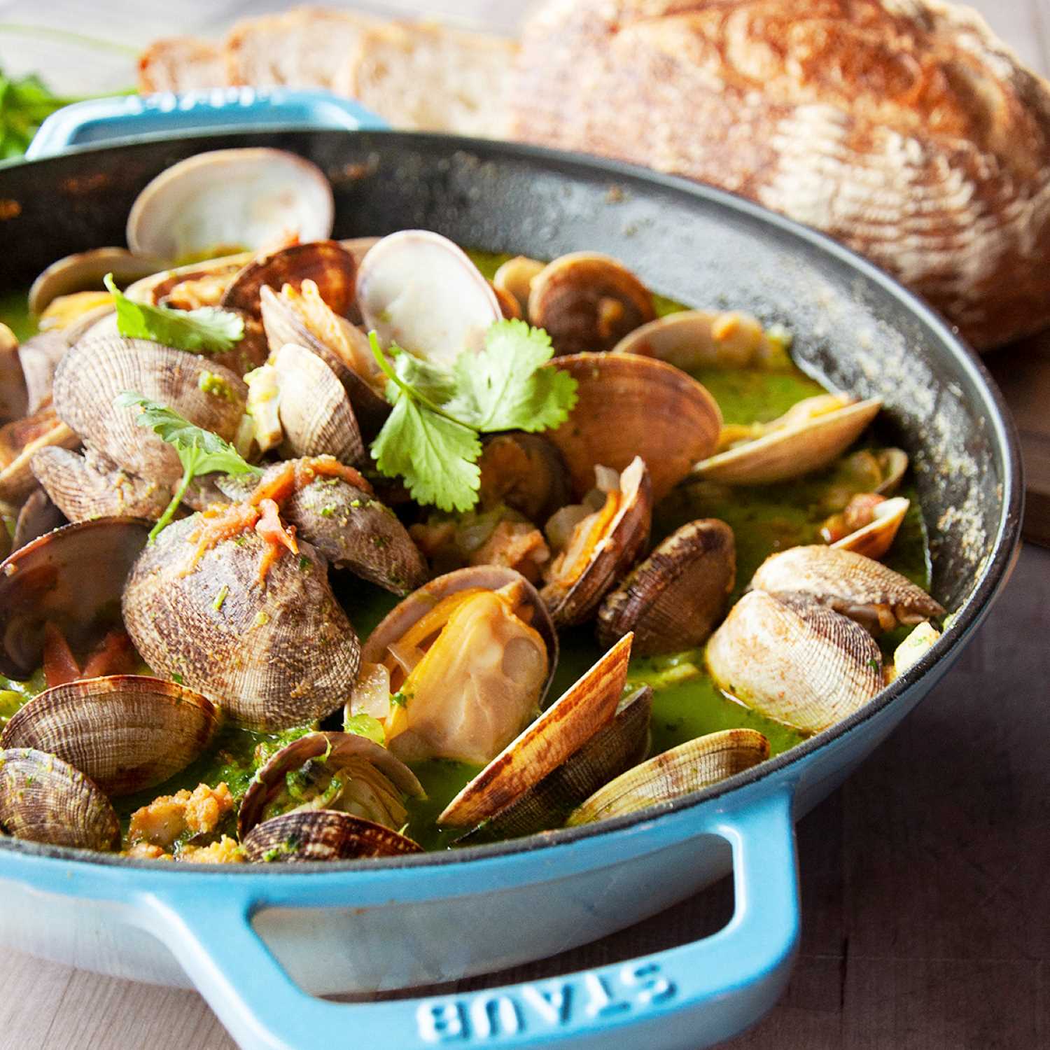 easy clam recipes, clams pistou