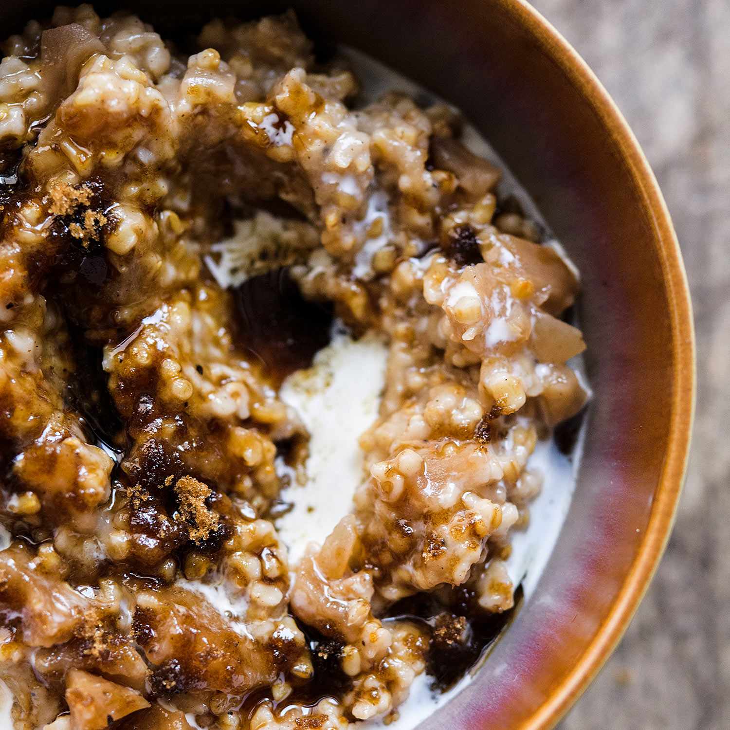 christmas dinner traditions, browned butter oatmeal