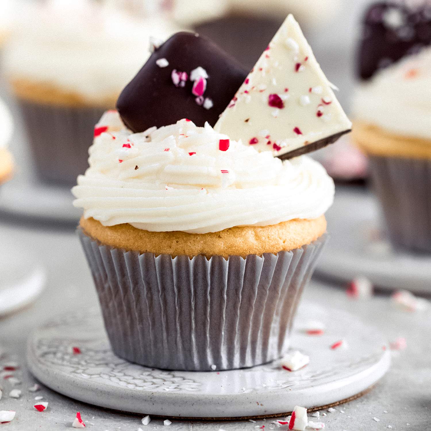 christmas baking recipes, peppermint cupcakes