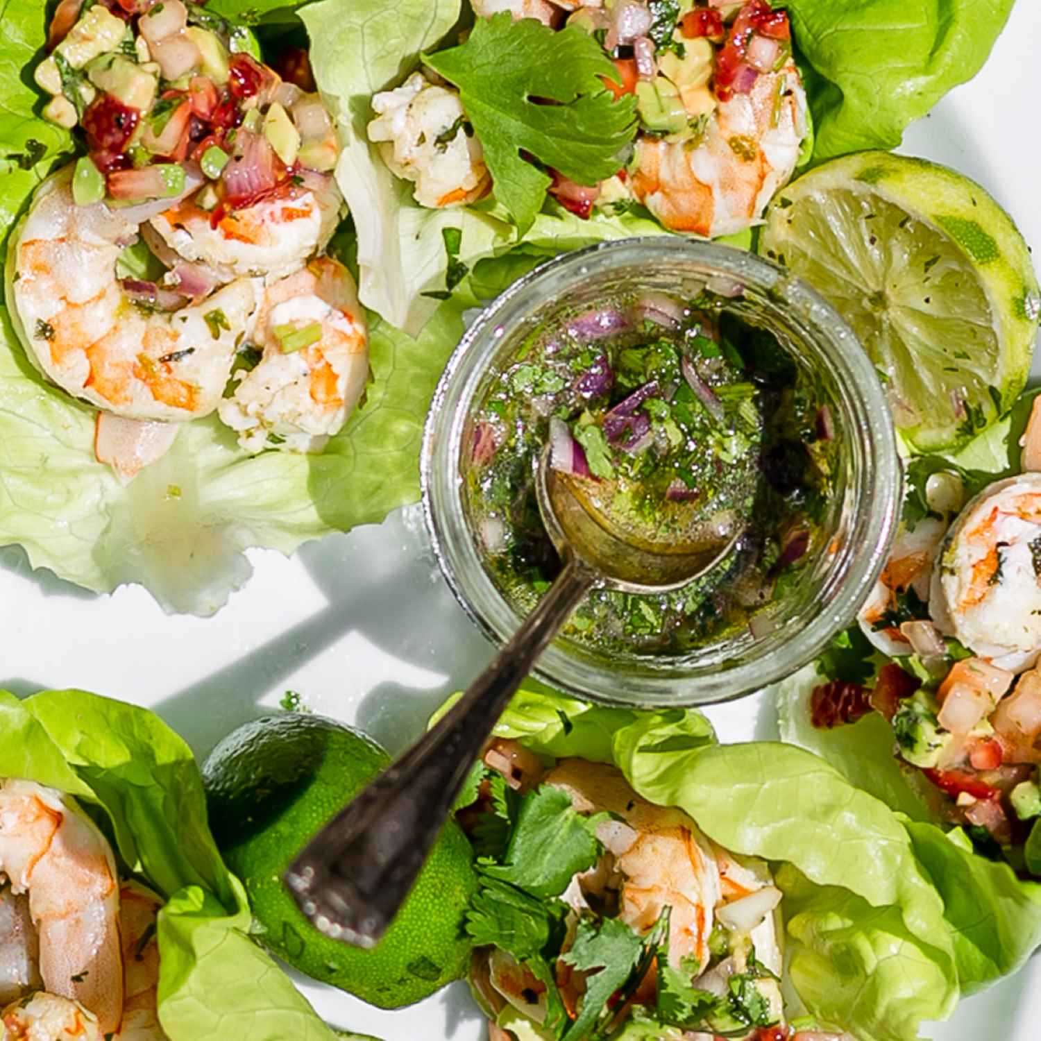 lime recipes, recipes with lime, shrimp lettuce cups