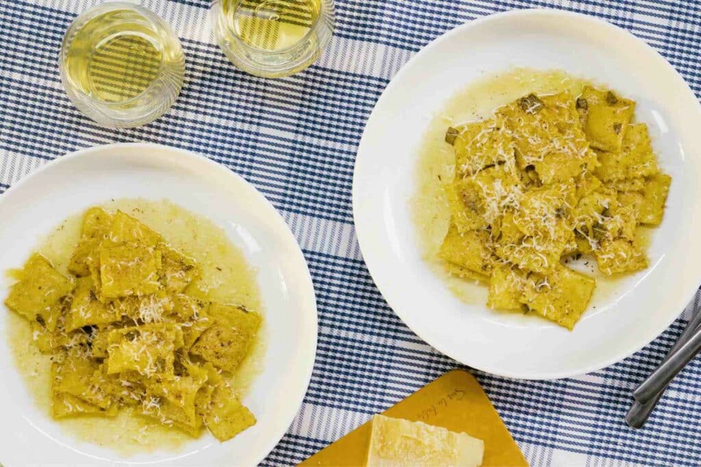 homemade pasta recipe, homemade agnolotti, butternut squash pasta recipe