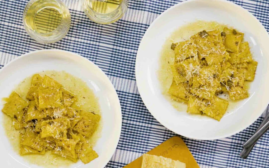 Homemade Butternut Squash Agnolotti With Sage Brown Butter Sauce Recipe