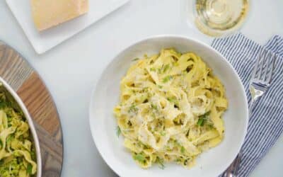 easy weeknight pasta, easy pasta recipe, spring recipes