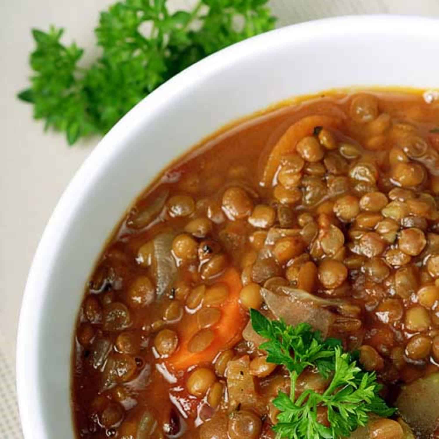lentil soup, easy lentil soup recipe