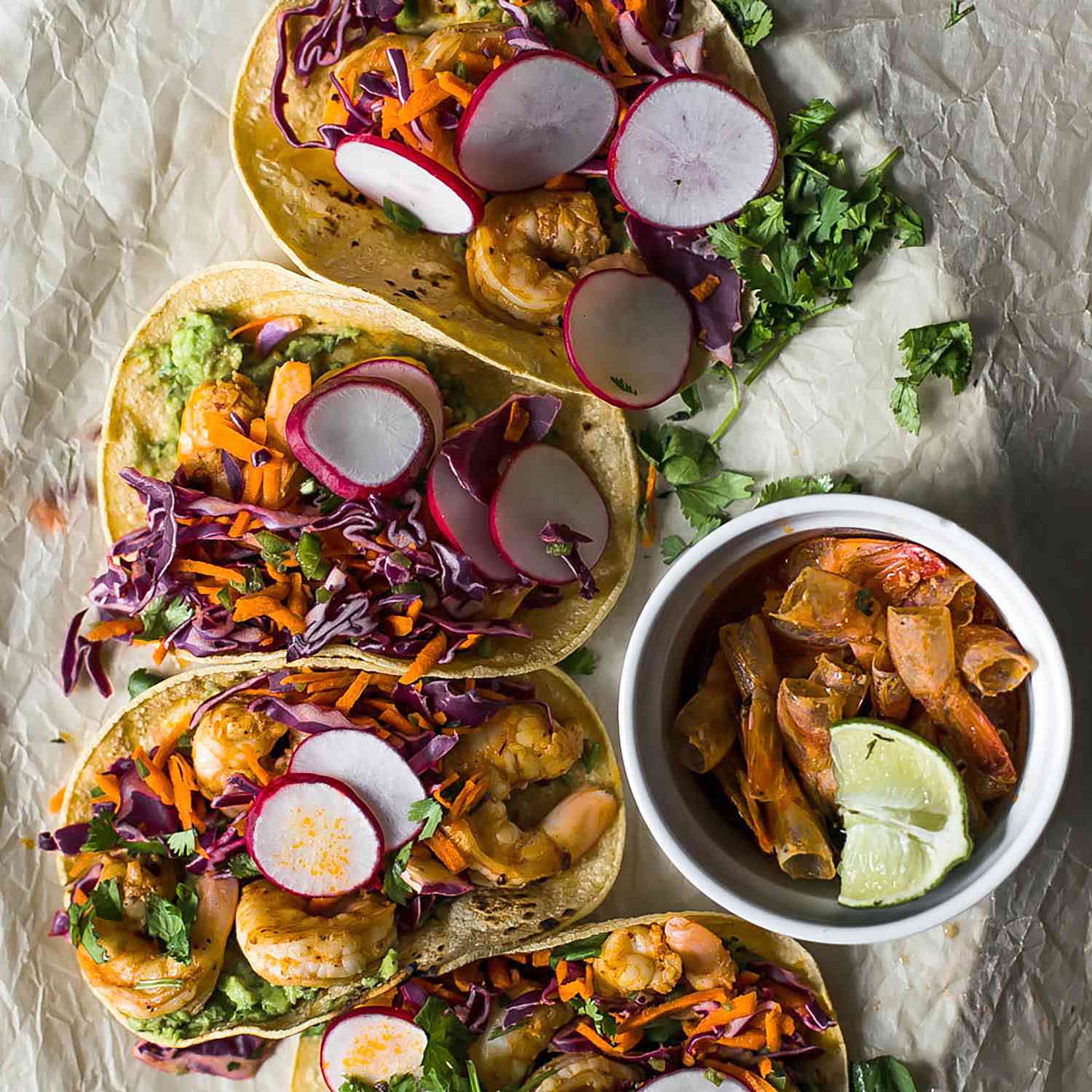 mexican recipes, south of the border, latin american recipes, shrimp tacos recipe