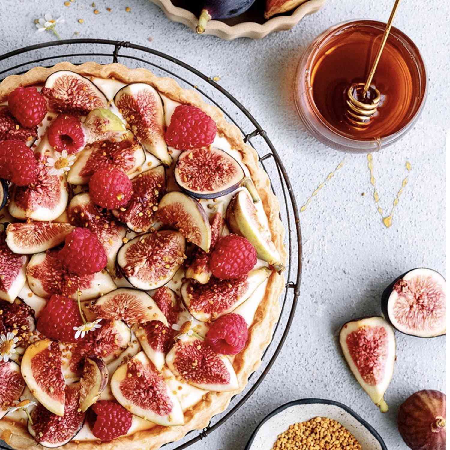 summer recipes, recipes for summer, summer fruit tart recipe, desserts with figs