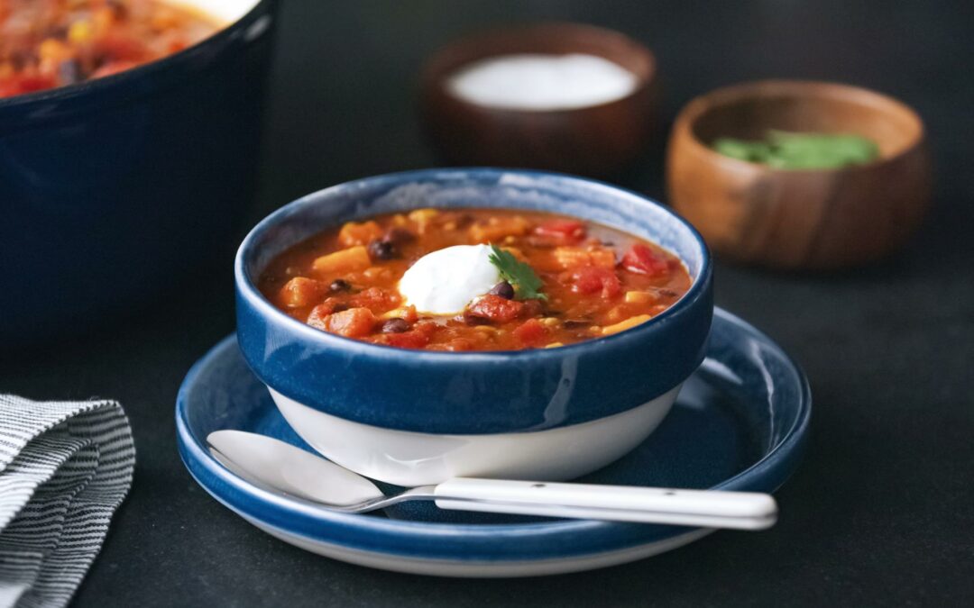 Hearty Sweet Potato & Chorizo Chili Recipe