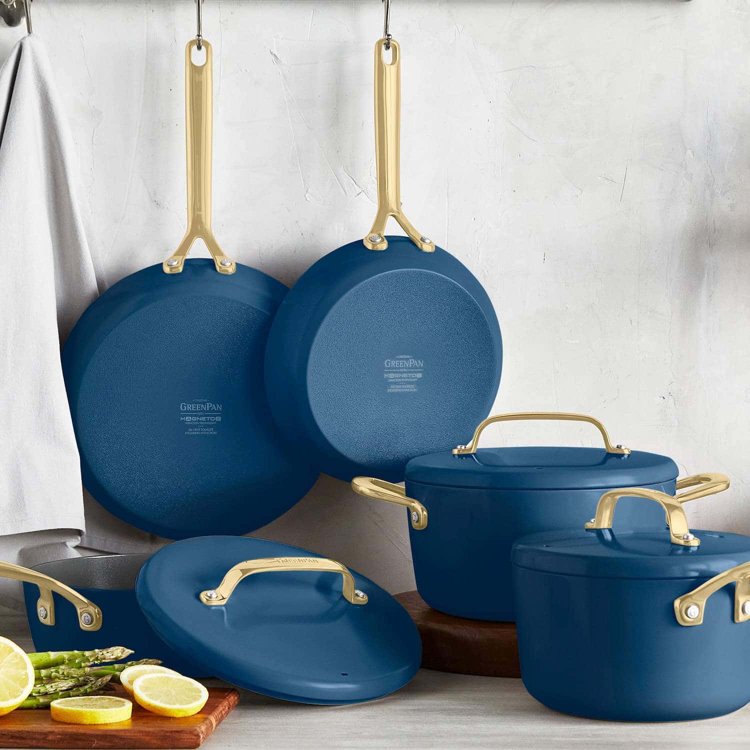 le Creuset, sur la table, staub, staub cookware, emile henry, emile henry cookware, staub cast iron, green pan cookware