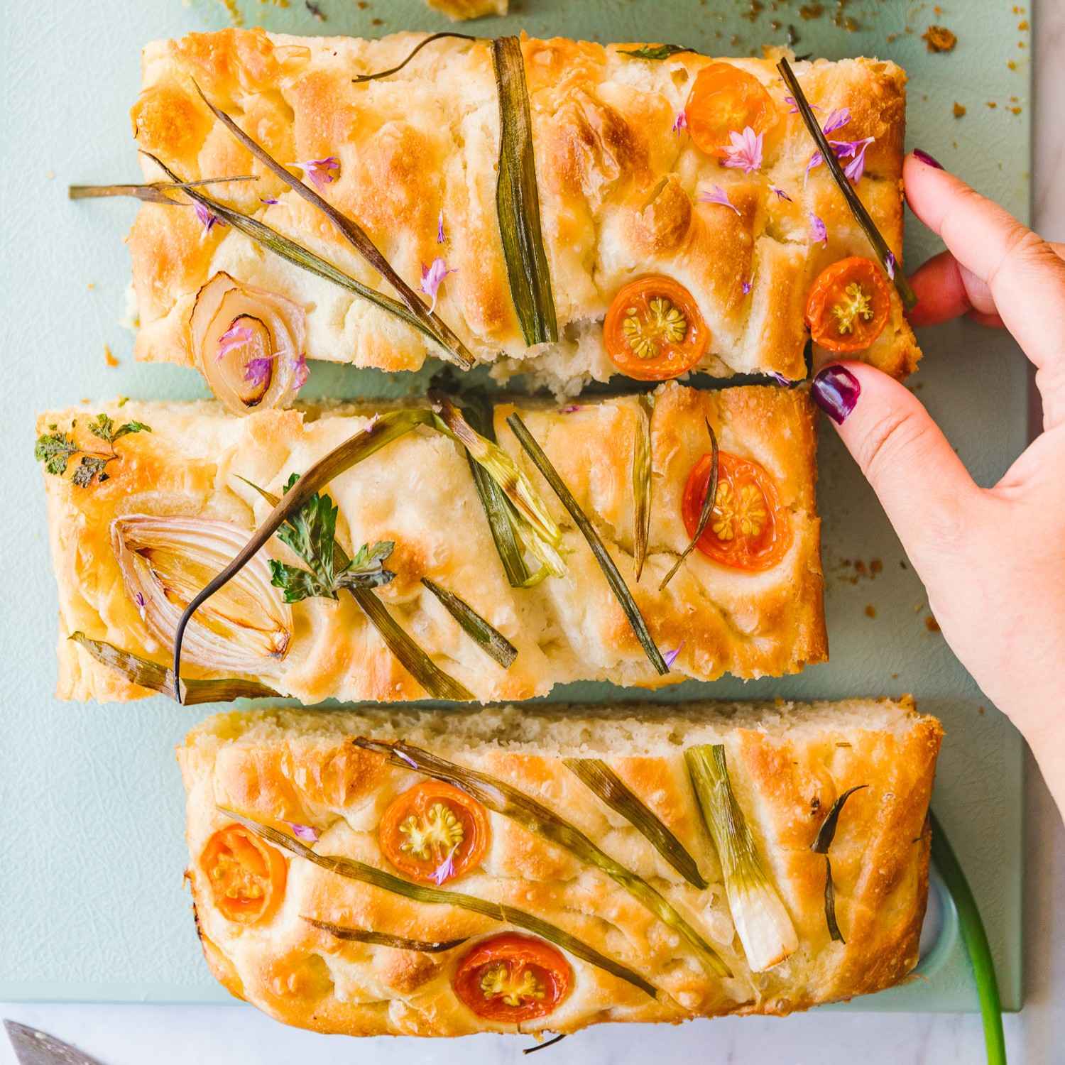spring baking recipes, artisan bread recipes, herb bread recipes, spring flavors